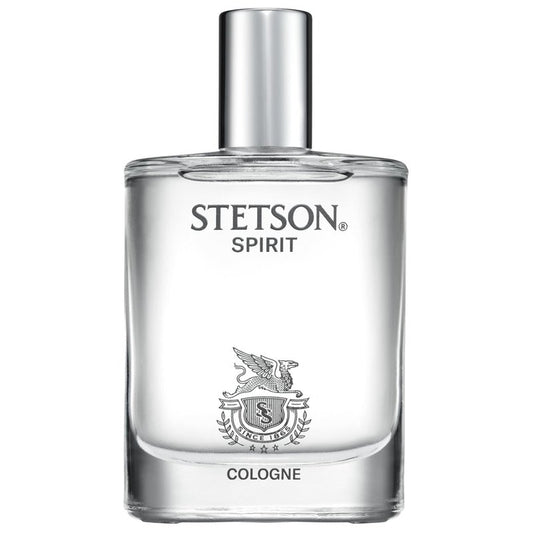 Stetson Spirit - Cologne Spray for Men - Woody, Earthy, and Casual Aroma with Fragrance Notes of Mandarin Leaf, Clary Sage, and Warm Amber- 1.7 Fl Oz
