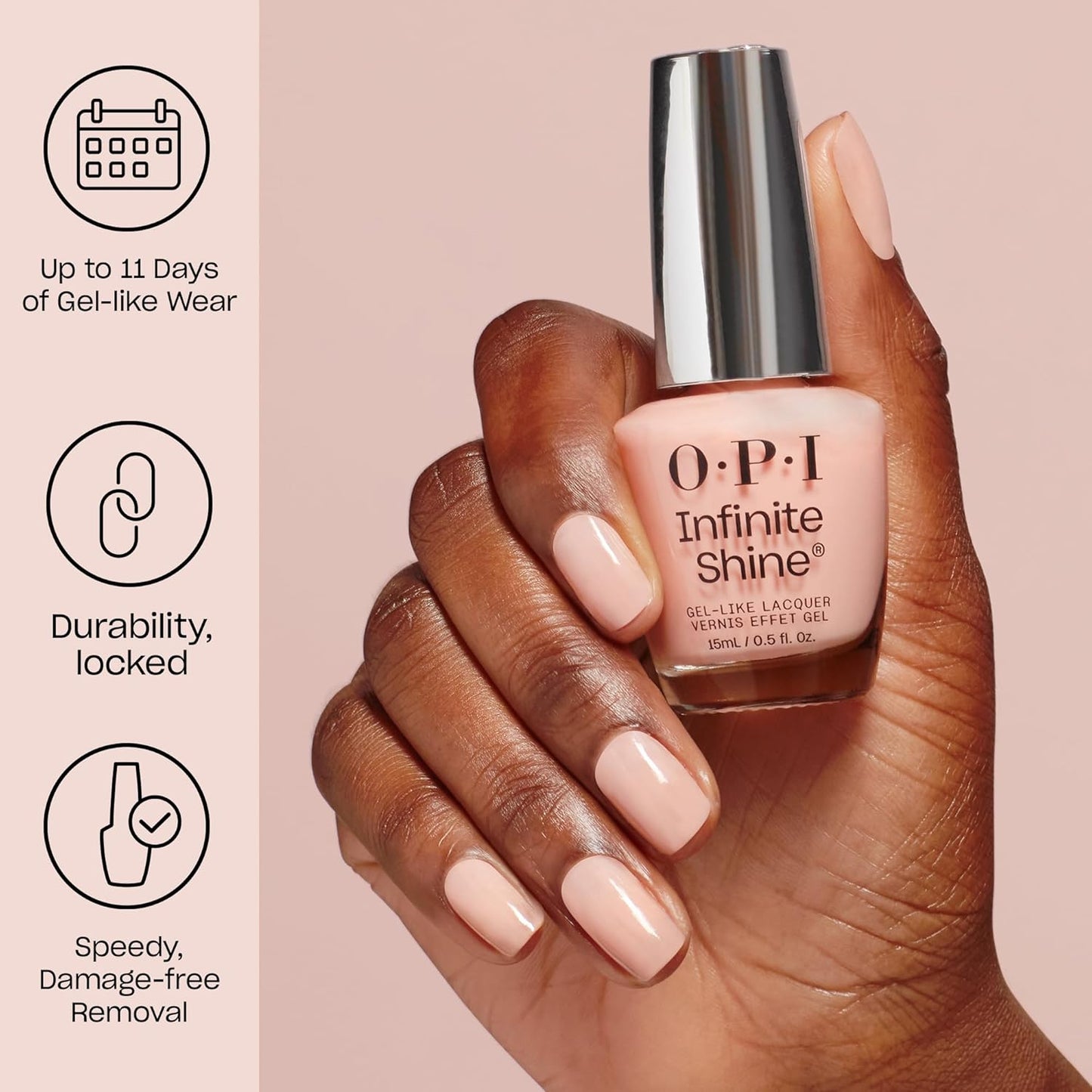 OPI Infinite Shine Nail Polish - Sheer Dark Purple Shimmer | Vegan, Long-Lasting, Gel-Like Finish