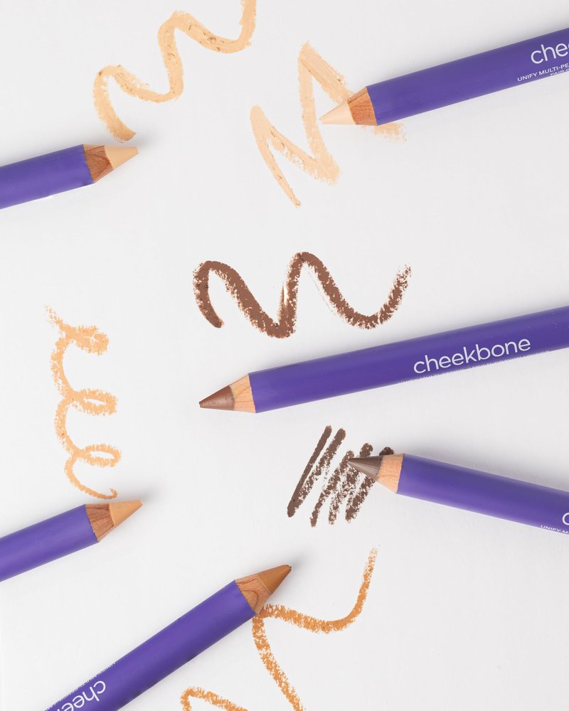 Cheekbone Unify Complexion Multi Pencil, 1 Fair, Creamy Multi-Use Face Stick for Concealing, Brightening & Sculpting, Buildable, Lightweight Formula, Vegan & Cruelty Free, 0.1 oz.