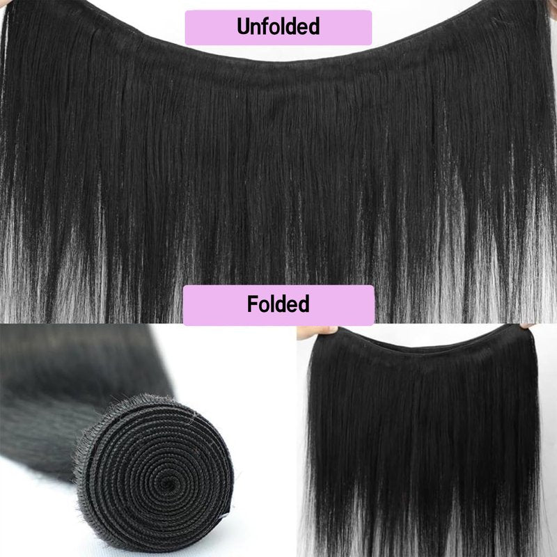 Straight Bundles Human Hair one Bundle 100g/pack 20 Inch 12A Brazilian Hair Single Black Bundles