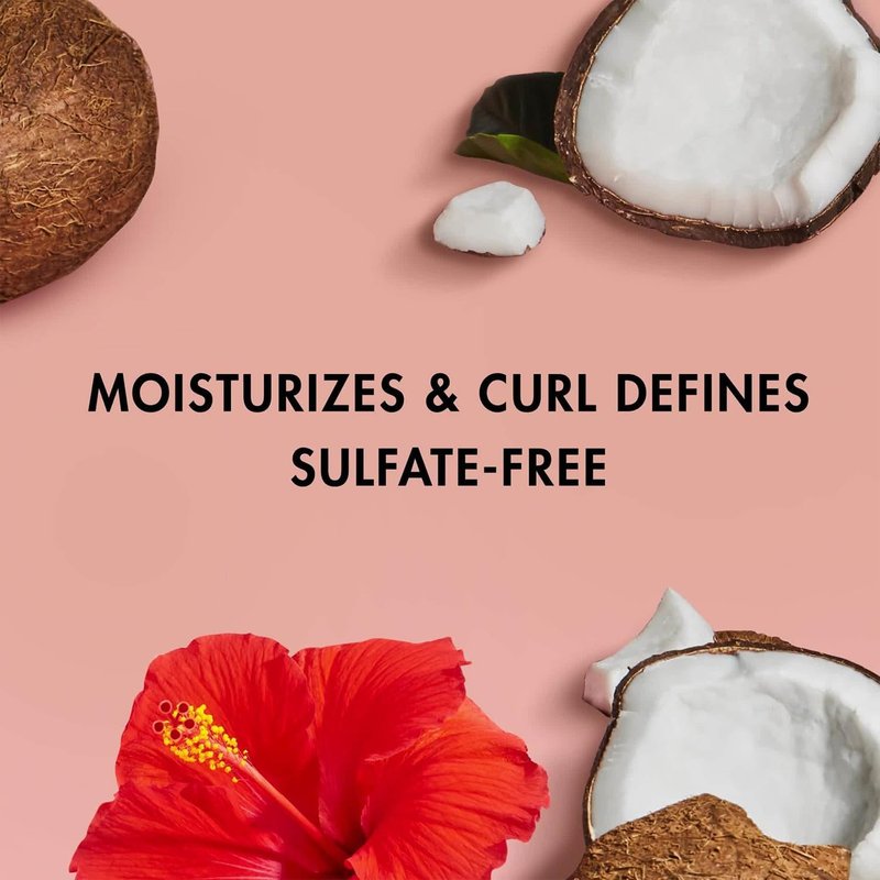 Coconut & Hibiscus Hair Care Bundle - Curl Enhancing Smoothie, Curl & Style Milk + Frizz-Free Mousse | 3-Piece Set