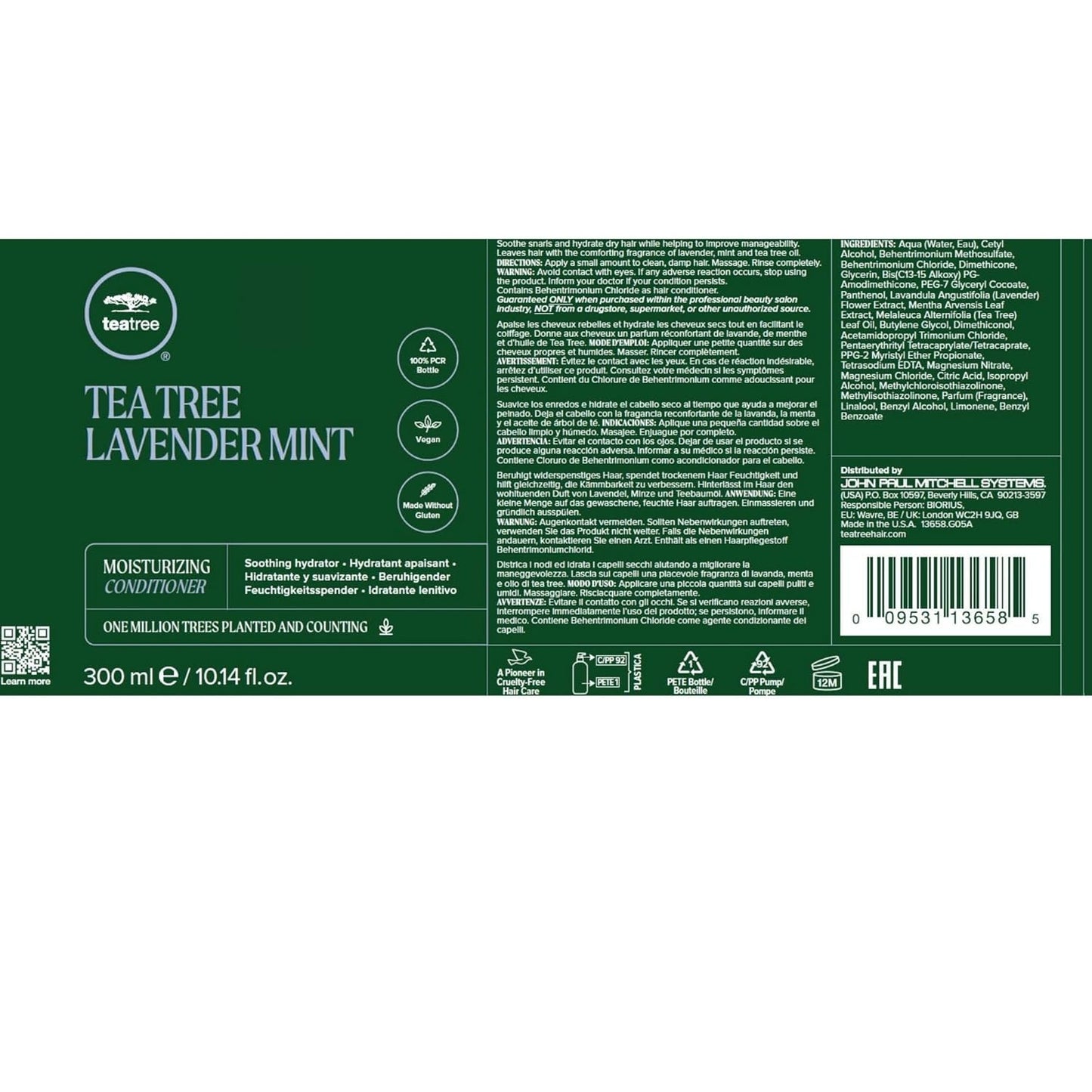 Tea Tree Lavender Mint Shampoo and Conditioner Duo Set (Gift Set)