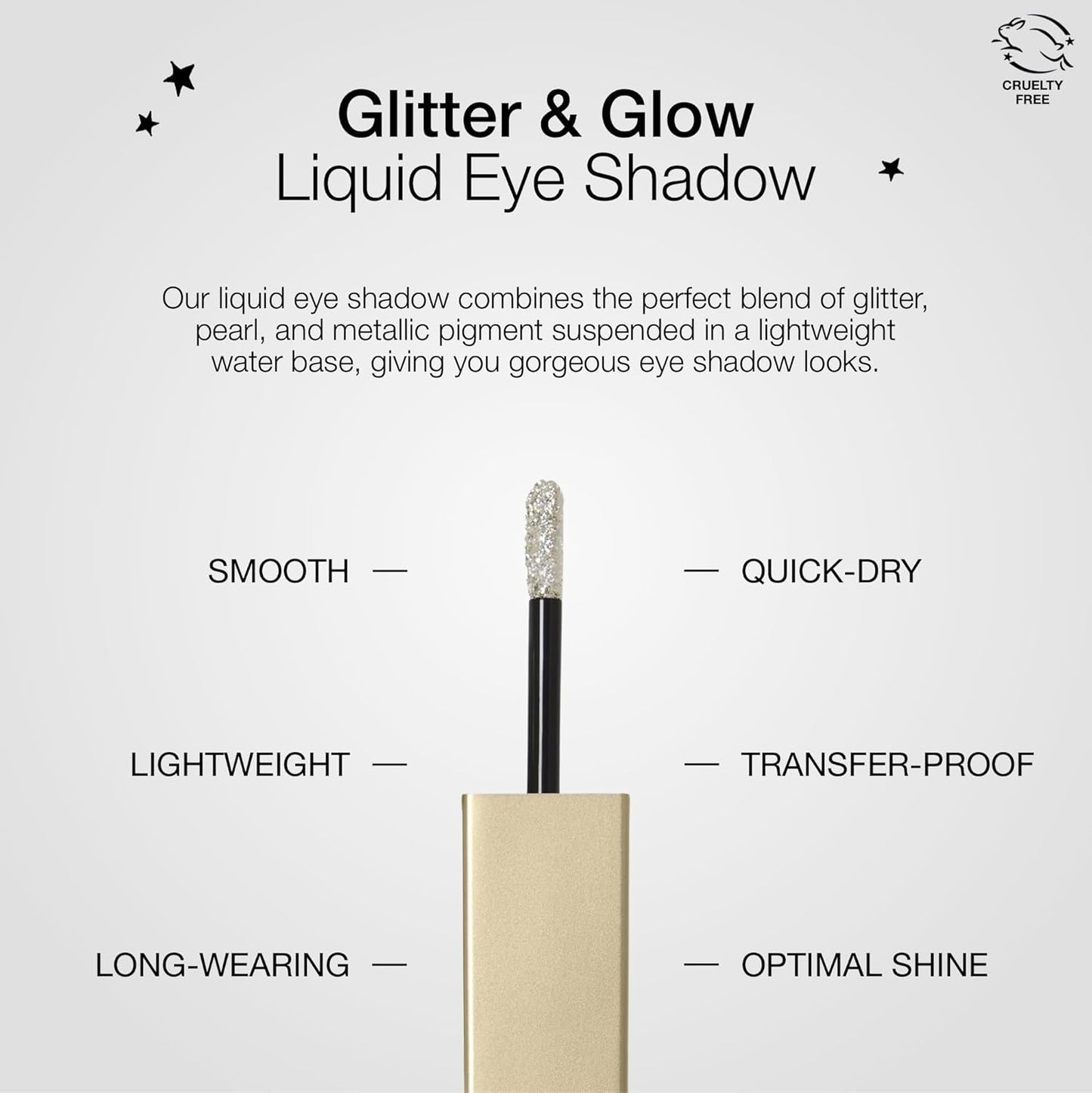 Stila Glitter And Glow Liquid Eye Shadow - Stunning Metallic Finish | Long-Lasting Wear