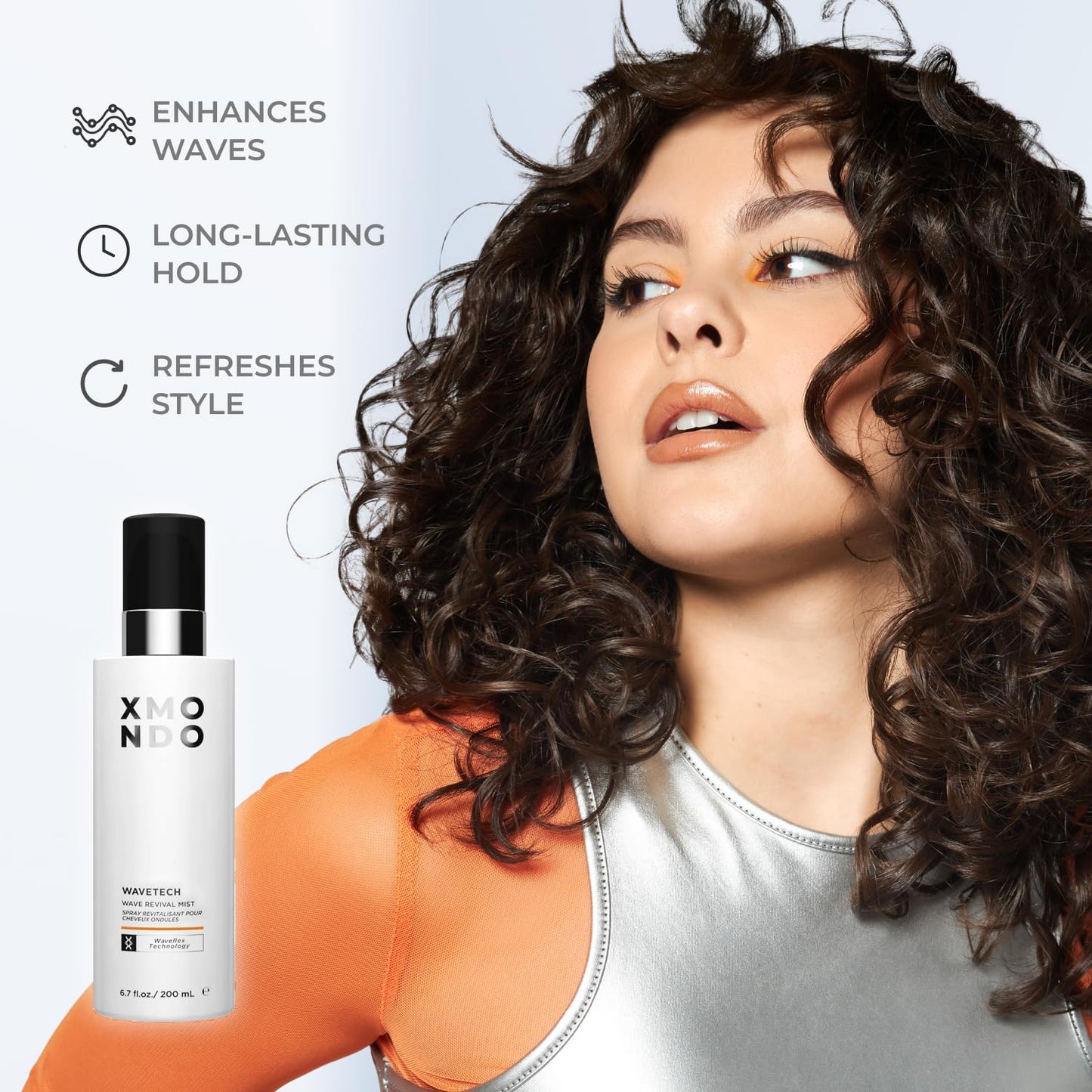 XMONDO Hair Wavetech Wave Revival Mist - Vegan Formula with Pro-Vitamin B5 for Frizz-Free Waves | 6.7 Fl Oz