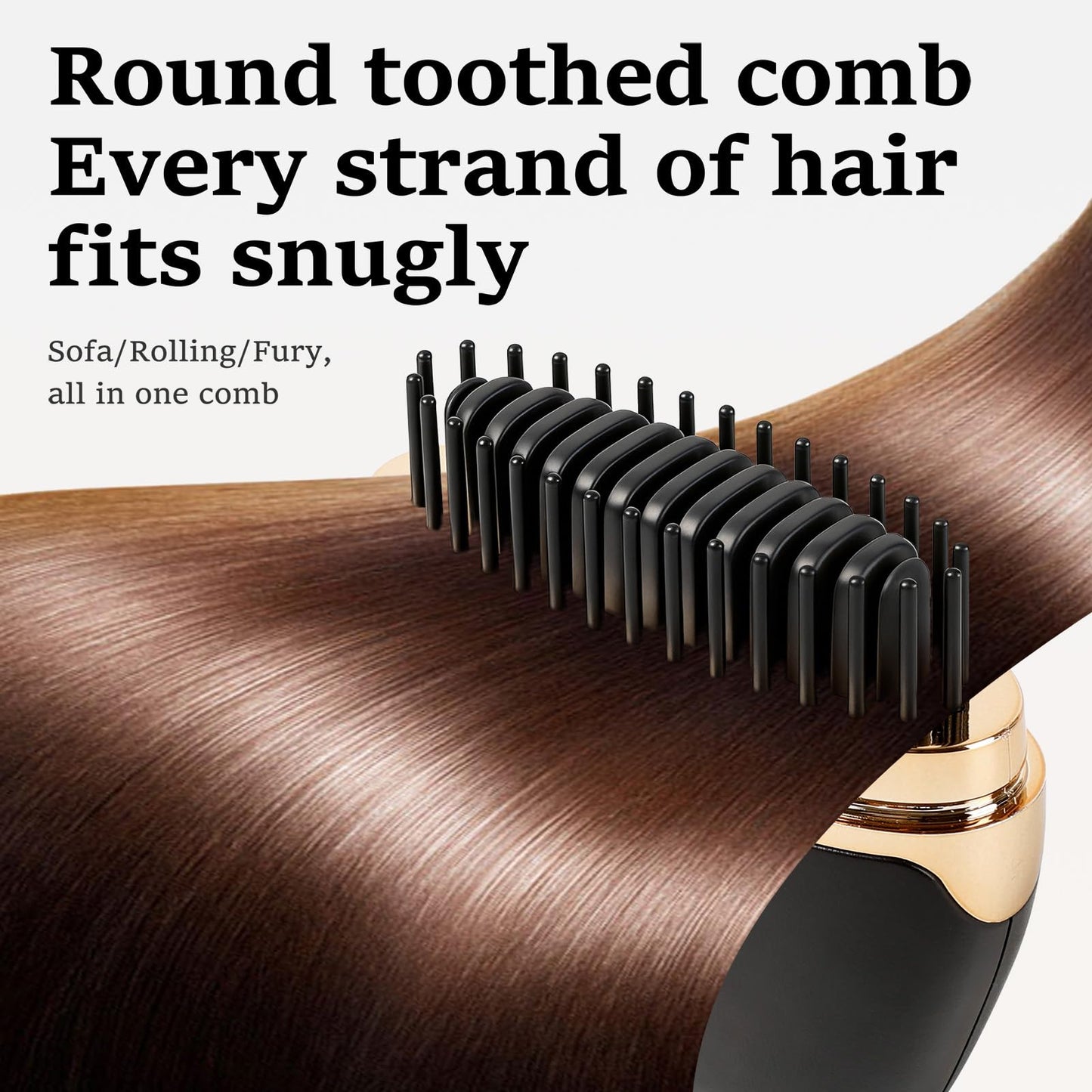 Mini Hair Straightener,Rechargeable Wireless Portable Hair Straightener Brush,Fast Heating Hot Comb，3-Speed Temperature Control，Anti Scald Shell, Lightweight and Portable for Home Travel Gift (Black)