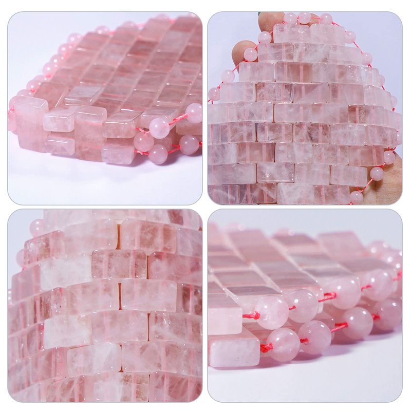 gemshan Quartz Eye Mask, Rose Jade Eye Mask Natural Crystal Sleep Mask, Eliminate Wrinkles Puffiness Headache and Migraine Relief Mask (#2-Rose Quartz)