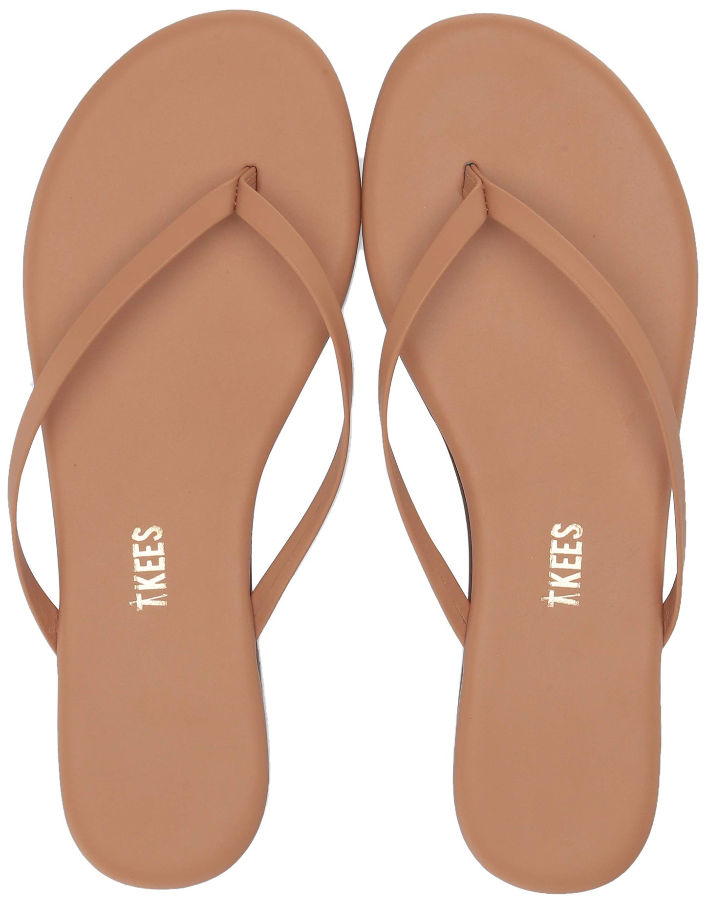 TKEES® Foundation Matte Sandals for Women – Cowhide Leather Upper – Cushioned Footbed – Rubber Outsole Matte Sunbliss 7 B - Medium