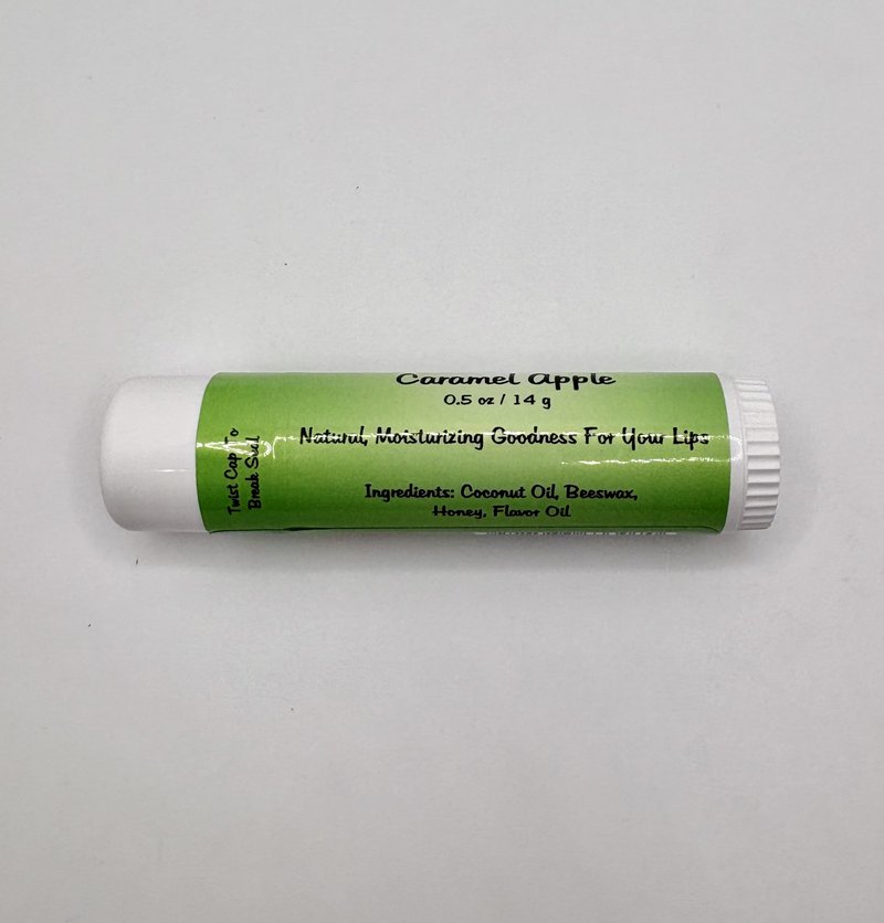 Chubby Chap - Three (3x) Large Jumbo Natural Lip Balm - .5 Ounce Caramel