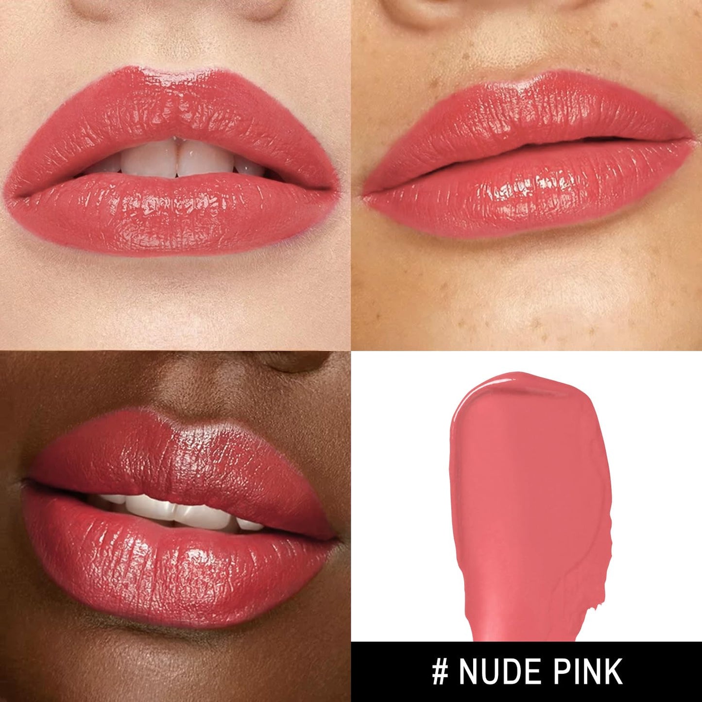 MAKI YIKA Moisture Pink Lipstick for Women Hydrate Tinted Lip Balm for Mother's Day Dry Cracked Lips Sheer Lipstick Lip Tinted Glossy Finish,MA058 Nude Pink