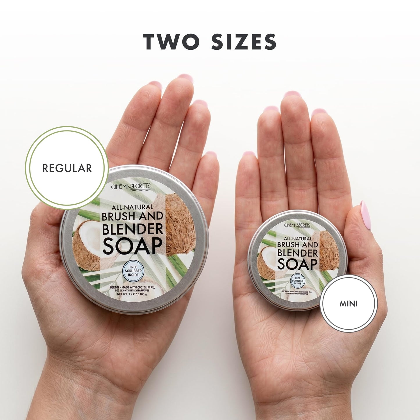 Cinema Secrets Vegan Makeup Brush Cleaner - Sponge & Makeup Brush Shampoo for Deep Cleansing - Removes Build-Up & Stains - Gentle & Cruelty-Free Beauty Tools Accessories