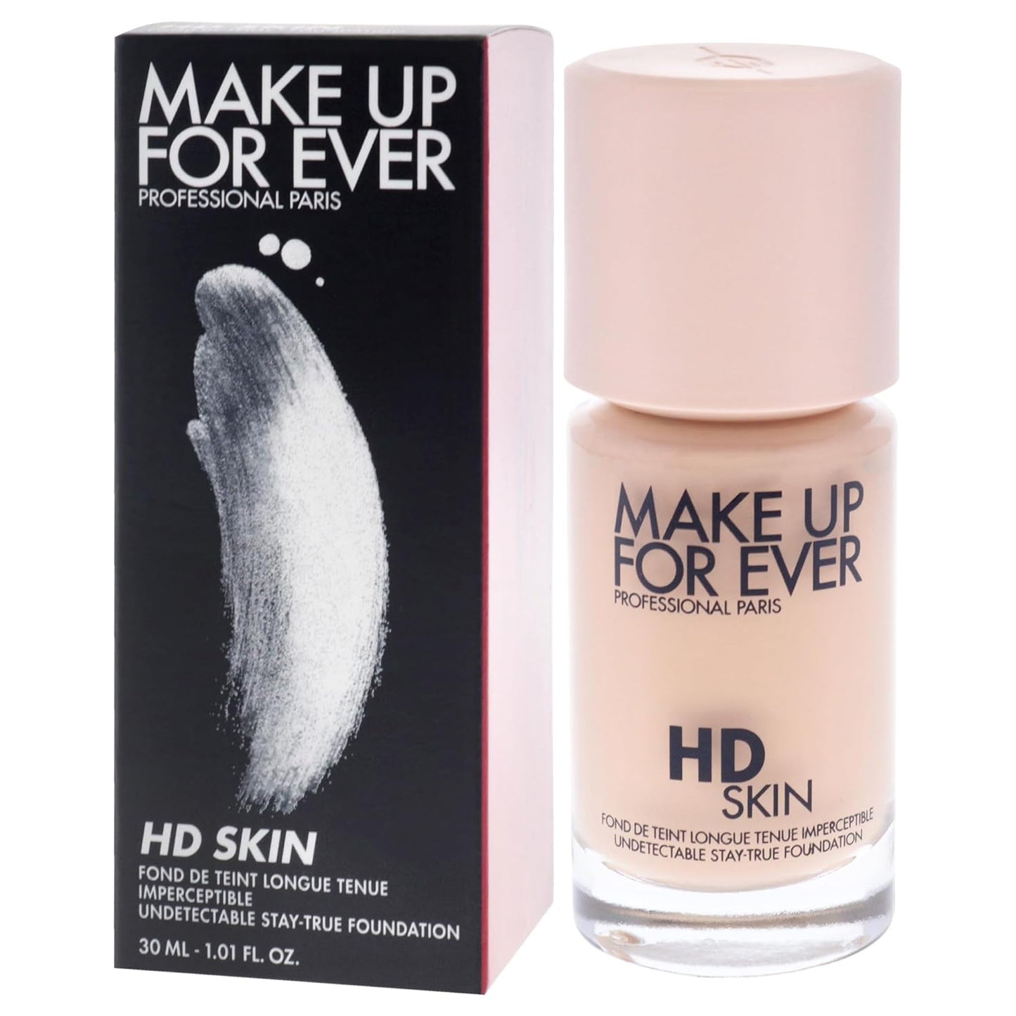 Make Up For Ever HD Skin Foundation - Undetectable, Long-Lasting Coverage | 1Y16 Warm Beige - 1.01 oz