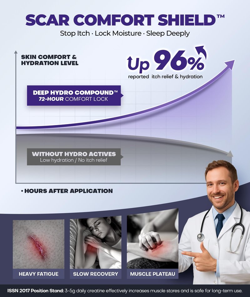 Silicone Scar Cream with 6.7% Active Ingredients, Scar Gel Visible in 2 Weeks, Moisturizing Scar Removal Clinically Show for Surgical, C-Section, Keloid, Acne & Burn Scars, Stretch Mark Cream(55ML)