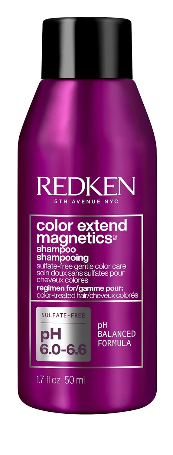 Redken Color Extend Magnetics Shampoo - Sulfate-Free Formula for Color-Treated Hair | Gentle Cleansing & Protection