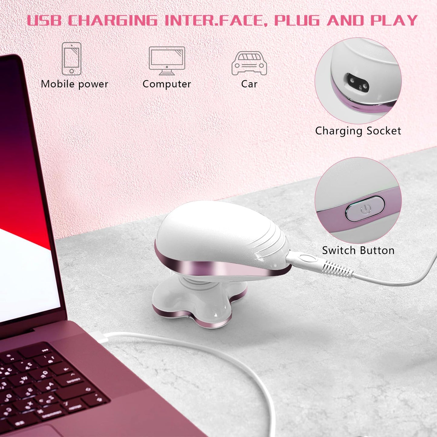 Electric Razors for Women Legs: Rechargeable Body Shaver - Wet Dry Waterproof Hair Remover - Trimmer for Lady Face Arms Public