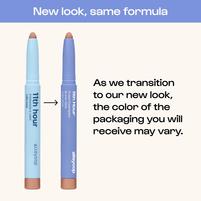 ALLEYOOP 11th Hour Waterproof Cream Eyeshadow Stick – Long-Lasting Eye Shadow Pencil & Eyeliner, Cream to Powder Stick & Highlighter – Smudge-Proof Eyeshadow Matte, Cinnamon Brown Matte