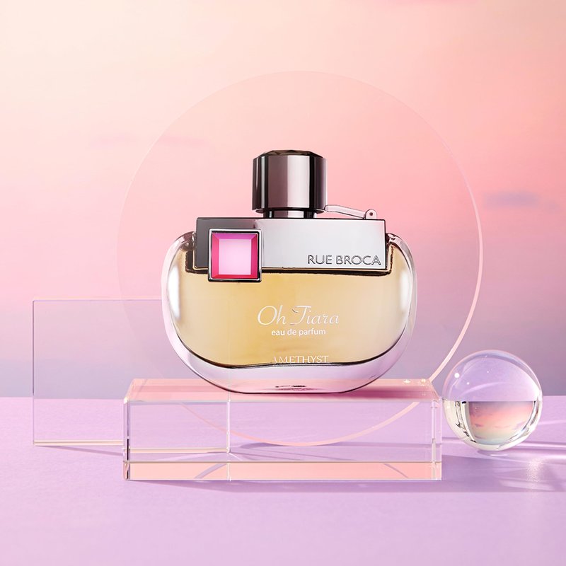 Rue Broca Oh Tiara Amethyst Eau de Parfum For Women, 3.4 Fl. Oz – Dreamy Romantic Floral and Fruity Fragrance