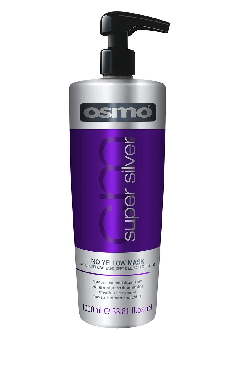 Osmo - Super Silver No Yellow Mask for Super Lightened Grey and Bleached Tones Formula, 1000 ml