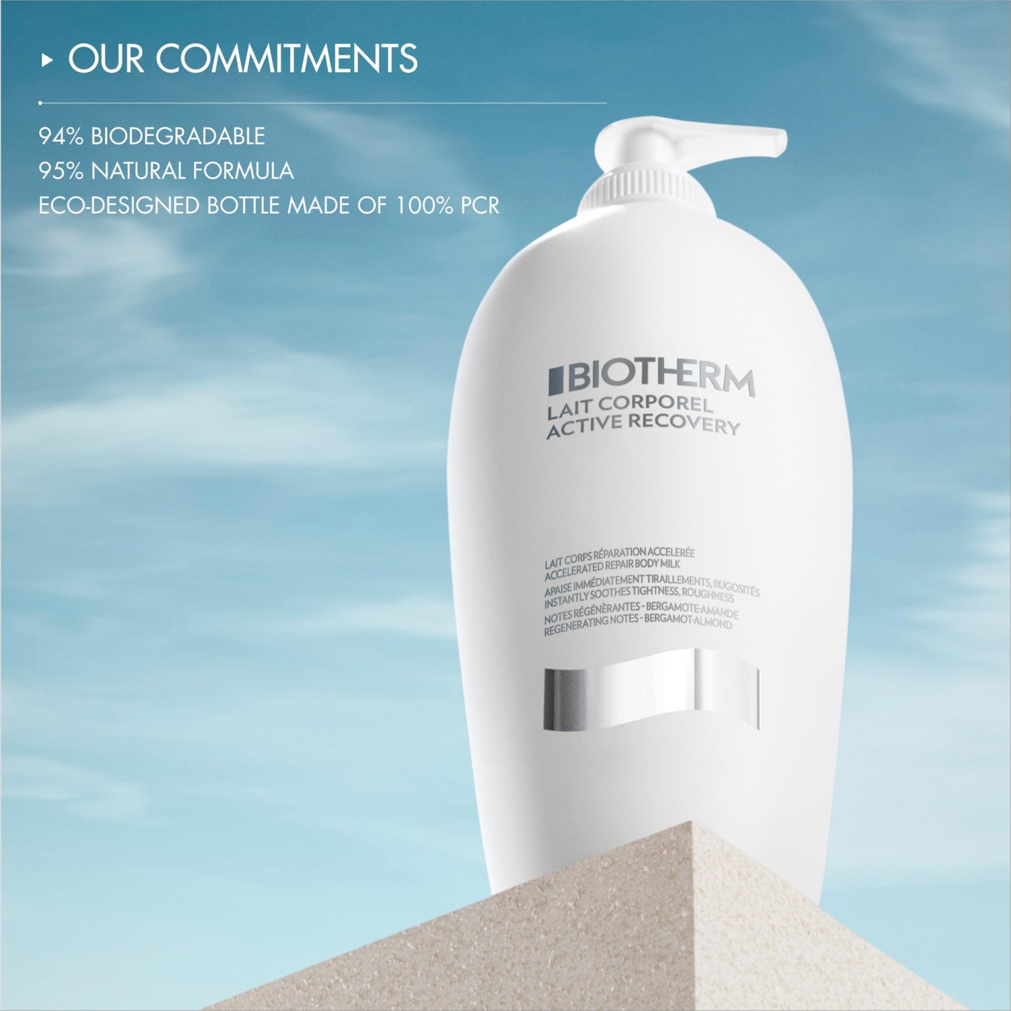Biotherm Body Milk Moisturizing Body Lotion for All Skin Types, Hydrating Lotion With Regenerating Biotech Plankton for Smooth & Soft Skin