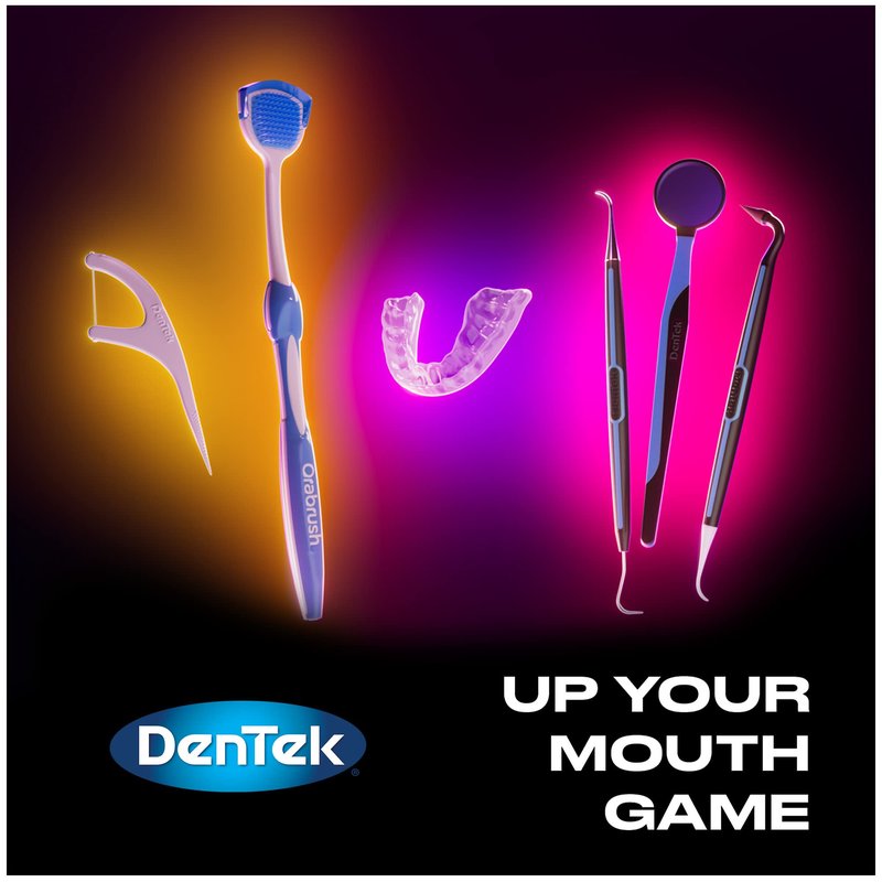DenTek Floss Threaders for Braces, Bridges & Dental Implants, 50 Count