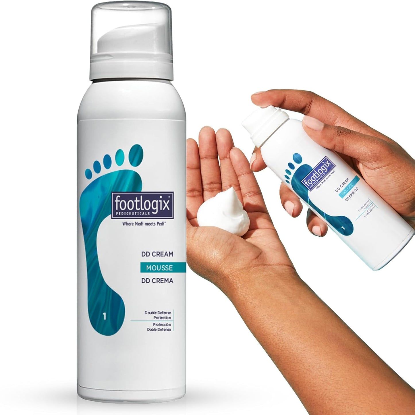 Footlogix DD Cream Mousse - Hydrating Foot Care Treatment | 4.23 Oz