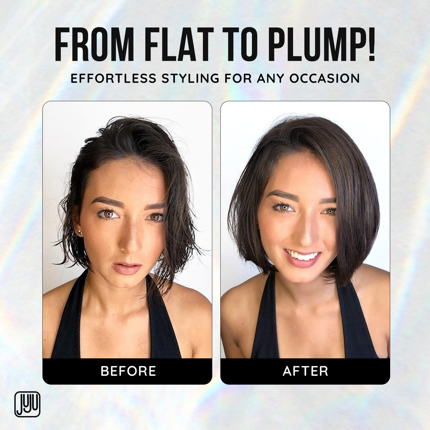 Juju Plump Hair Volumizing Spray - Fragrance-Free 6 Fl Oz | Lightweight Volume for Medium to Fine Hair