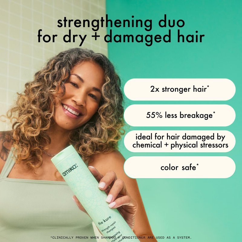 amika the kure strength repair conditioner, 1000ml