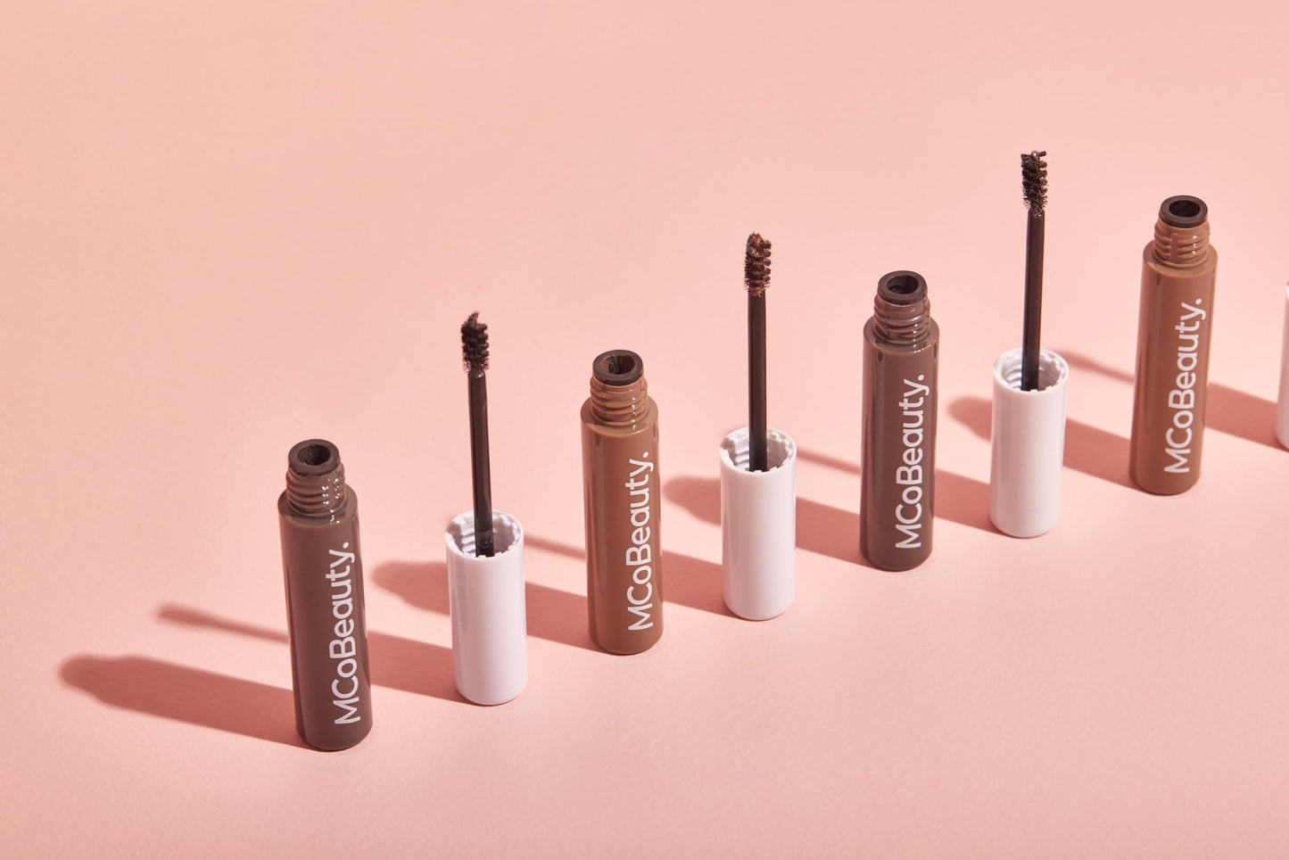 MCoBeauty - Magic Brows - Dark Brown Brow Gel - 3-in-1 Tinted Volumizing Eyebrow Gel - Tints, Fills and Holds - Includes an Eyebrow Spoolie Brush - For Natural Looking Finish - Stocking Stuffers