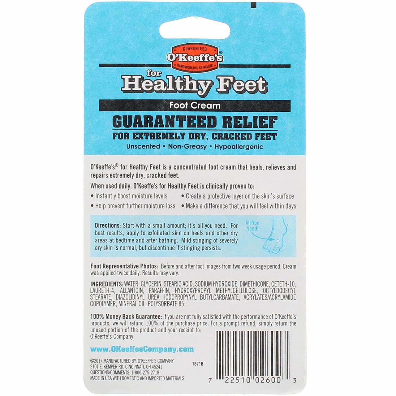 O'Keeffe's for Healthy Feet Foot Cream