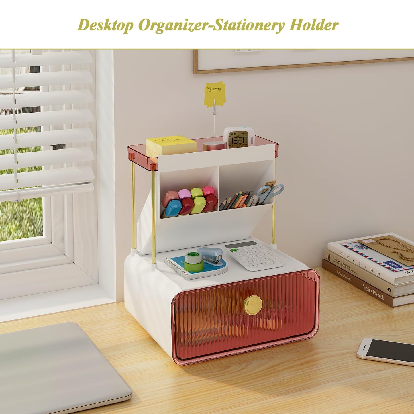 FOLLOWIN Bathroom Organizers and Storage with Drawer, Makeup Organizer