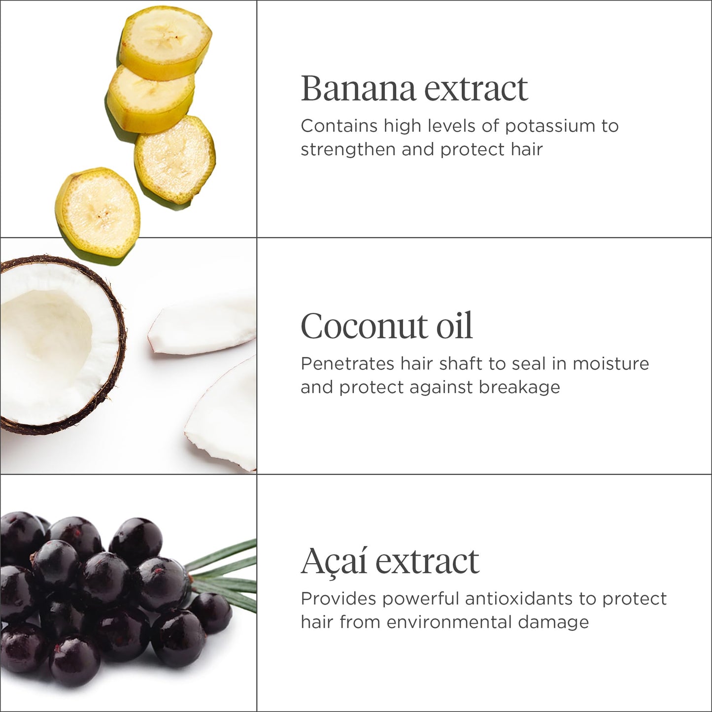 Briogeo Superfoods Banana + Coconut Nourishing Conditioner | Silicone-Free Daily Conditioner for Hydration & Shine | Vegan & Cruelty-Free | 12.5 fl oz