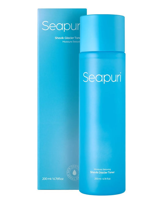 Seapuri Shavik Icelandic Glacier Hydrating Toner for Face | 8 Types of Hyaluronic Acid | Korean Skin Care | Soothing & Calming Formula for Sensitive Skin | Redness Relief
