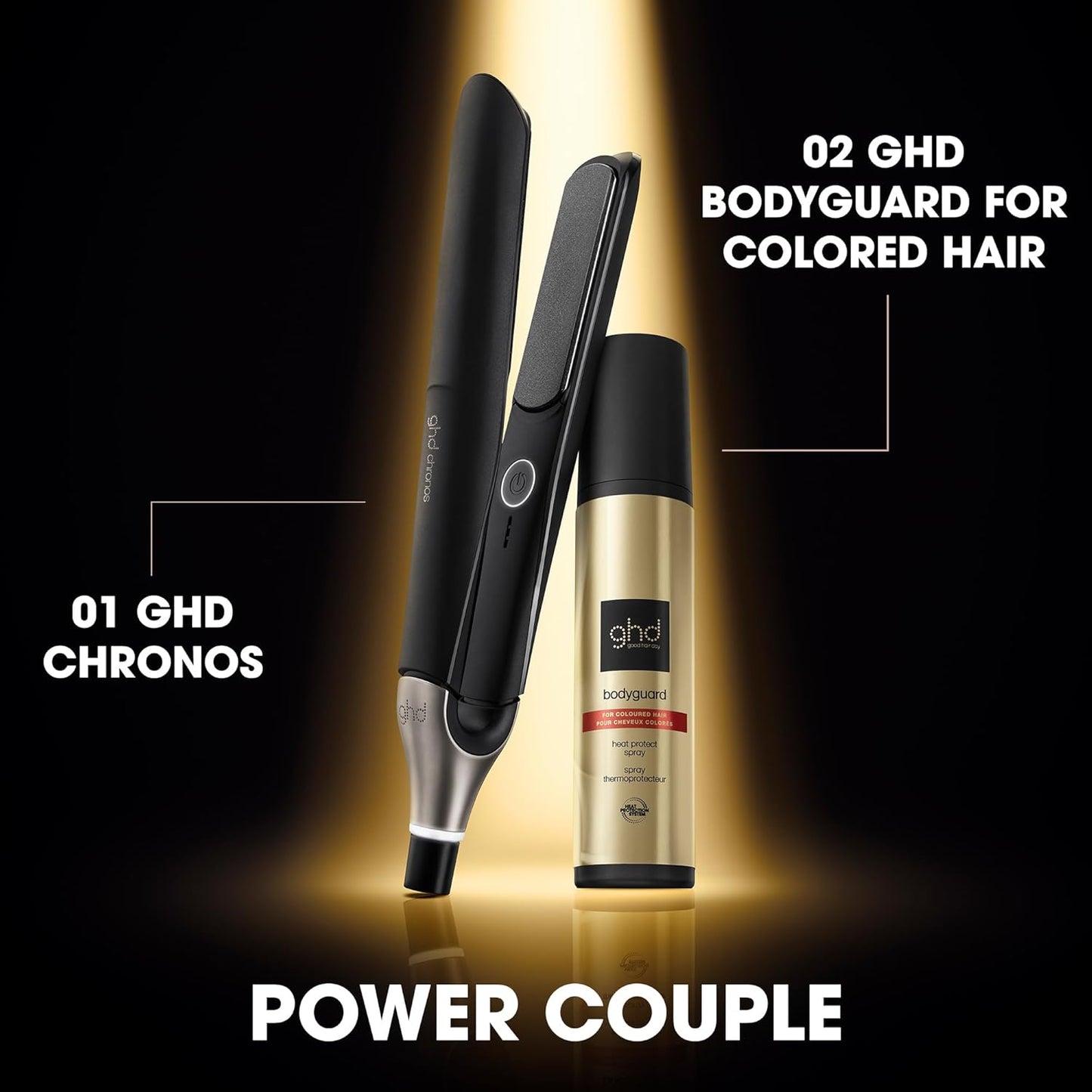 GHD Bodyguard Heat Protectant - Lightweight Hair Spray for Healthier Hair | 4.2 oz