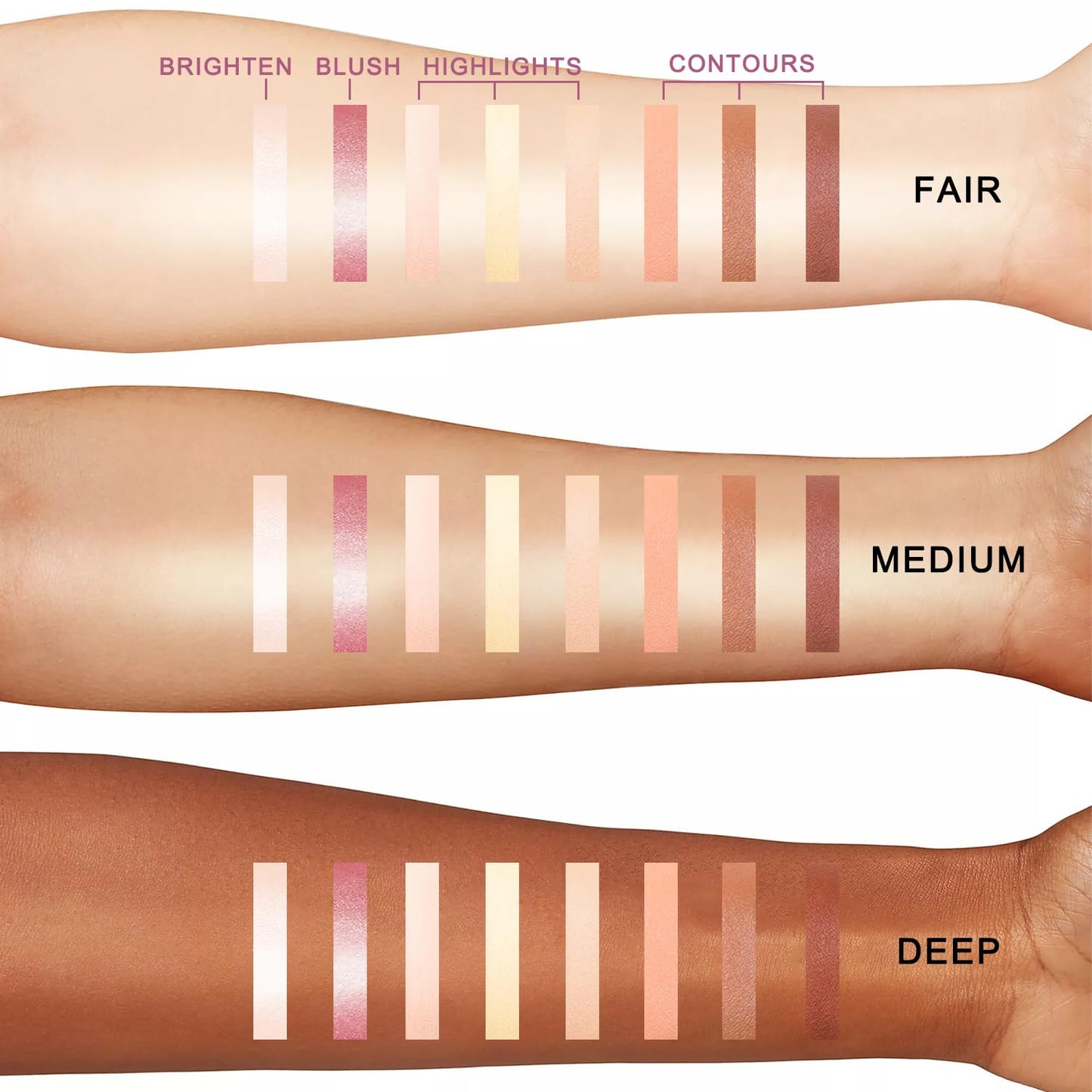 Youngfocus Cosmetics Cream Contour Best 8 Colors and Cream Contour Face Blushes