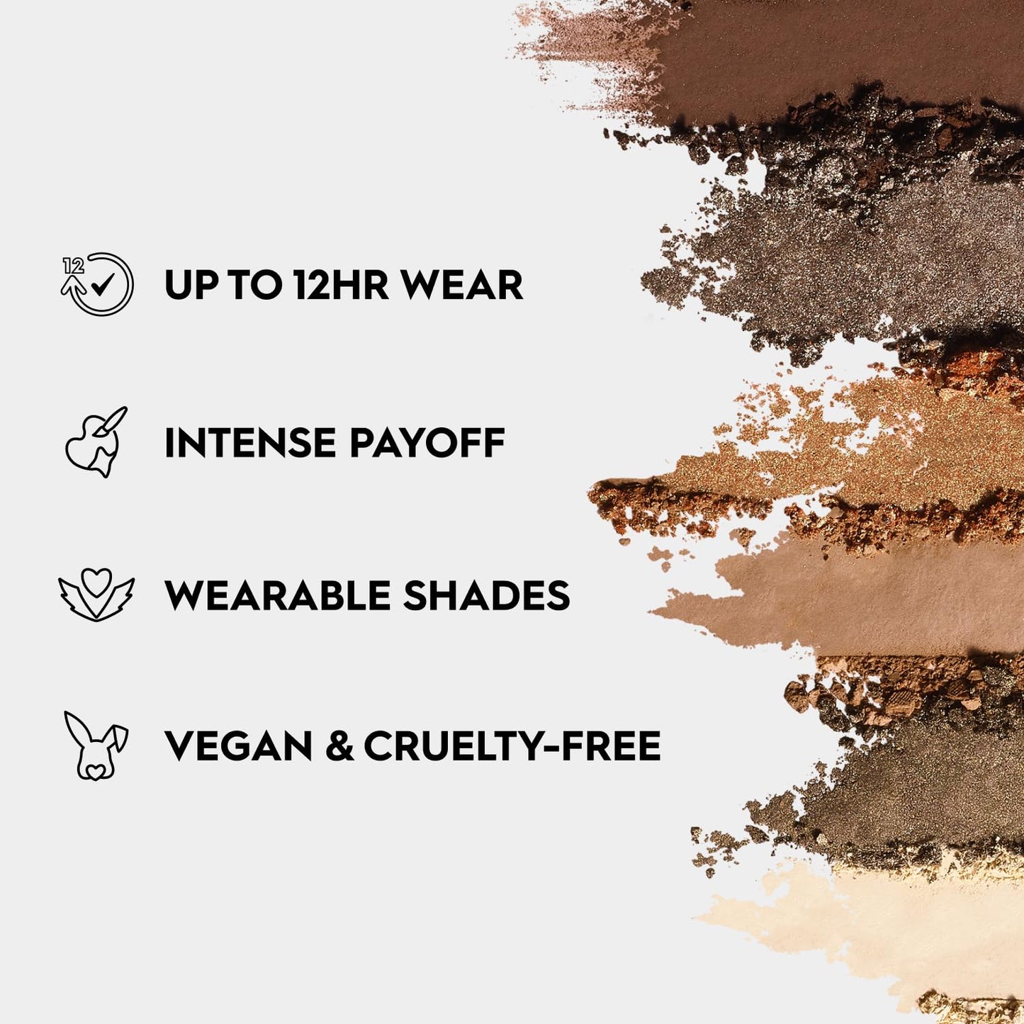 Urban Decay Naked Mini Eyeshadow Palette - 6 Multi-use Shades, Ultra-Blendable, Lasts Up to 12 Hours, Crease-free, Matte Shimmer or Metallic Colors, Compact, Travel Size, Cruelty Free, Vegan