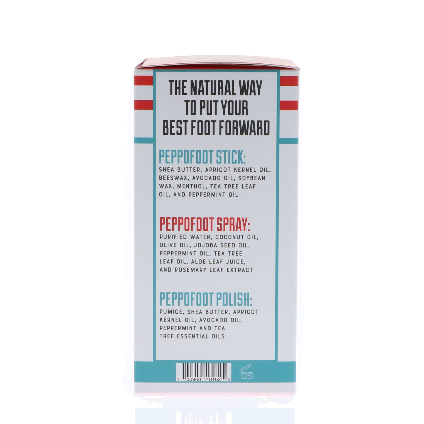 Rinse Bath & Body Peppofoot Home Pedicure Foot Spa Kit - Handmade, Natural Foot Spa Kit | Foot Scrub, Moisturizing Stick and Refreshing Spray | Gluten Free | Non-GMO | Travel Friendly