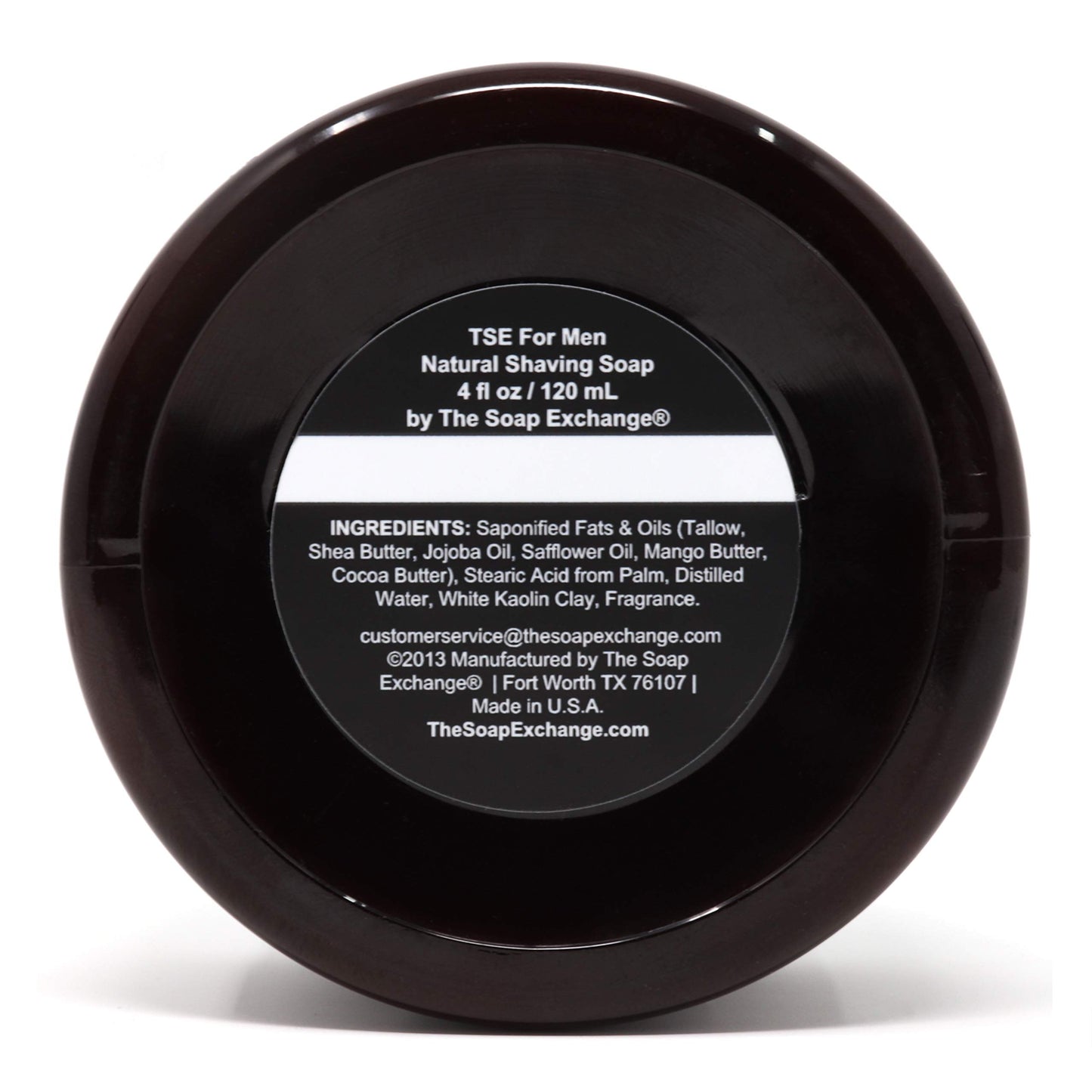 TSE for Men Nag Champa Shaving Soap with Tallow and Shea Butter. Natural Ingredients for Rich Lather and a Smooth Comfortable Shave. Artisan 4.5 oz Semi-Soft Italian Style. Made in the USA.