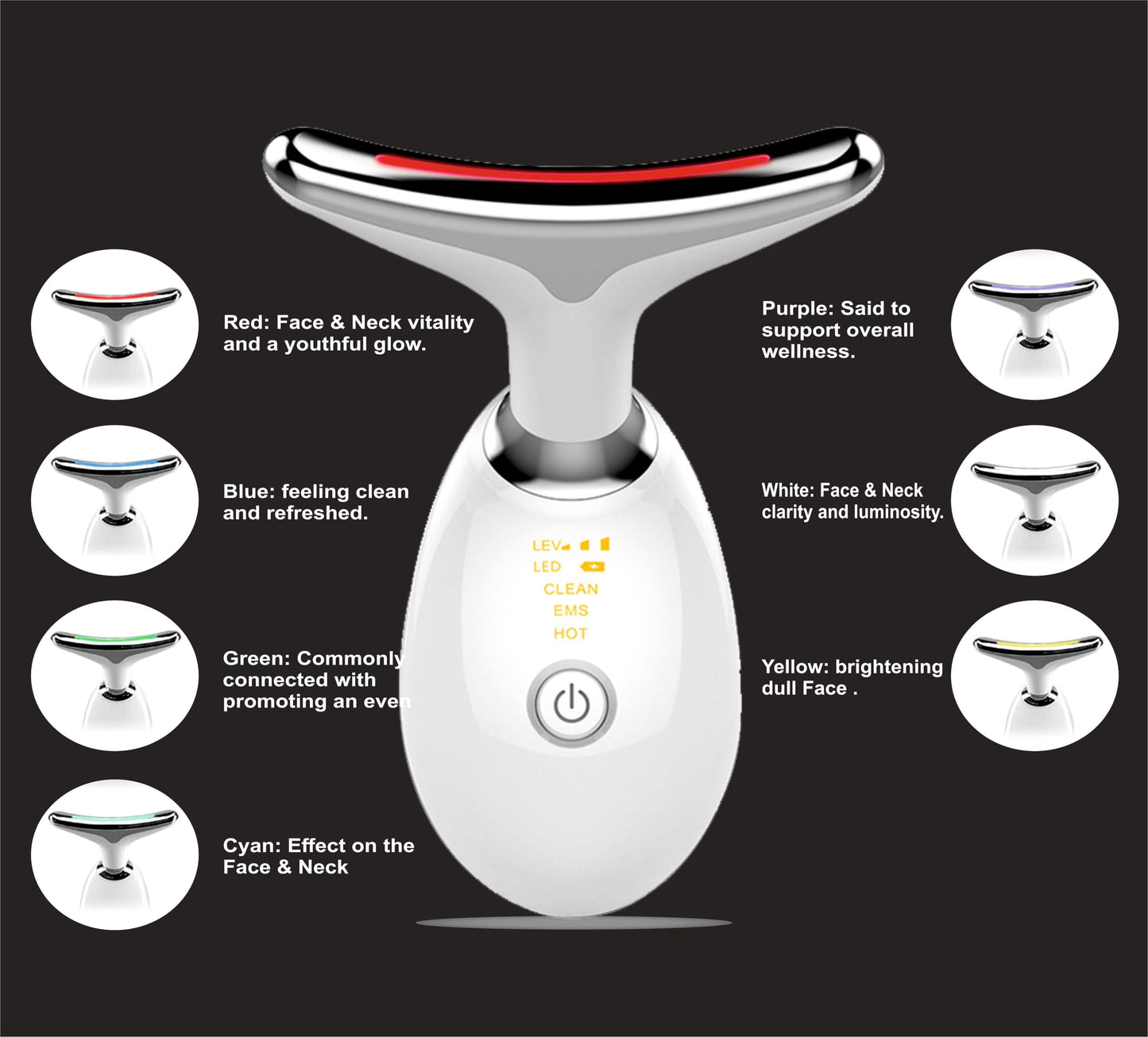 Face and Neck Tool, Gentle Beauty Roller for Daily Skincare Routine, Facial Roller for Smooth & Skin, White(Colour)