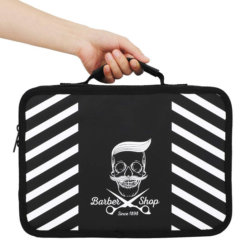 Segbeauty Barber Carrying Case - Professional Hair Styling Tool Bag for Clippers & Scissors | 11.8 x 8.5 in