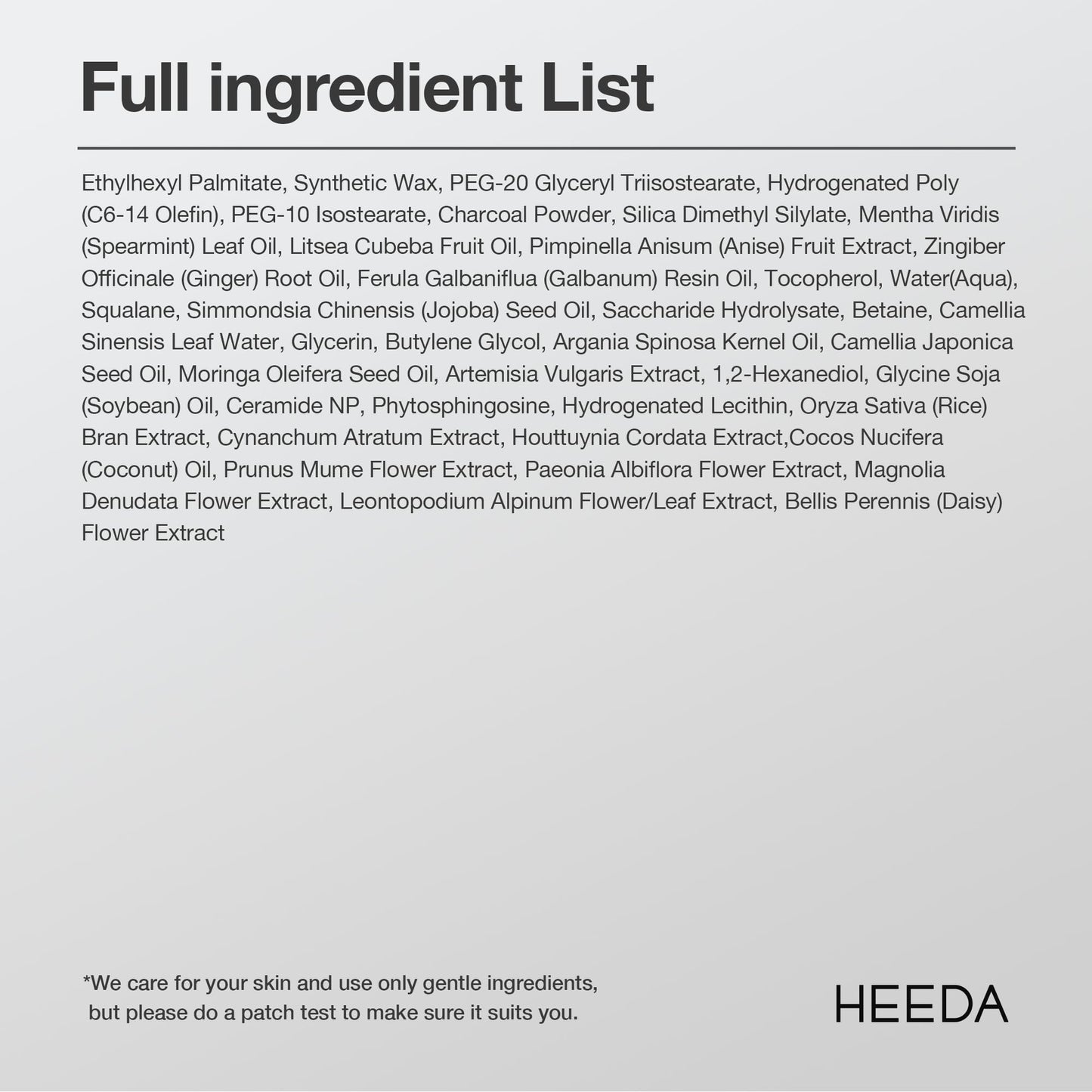 HEEDA Charcoal Cleansing Balm, All in One Nourishing, Hydrating Makeup Melting Remover for Dry & Sensitive Skin, Korean Beauty Face Wash Cleanser 3.38 fl.oz