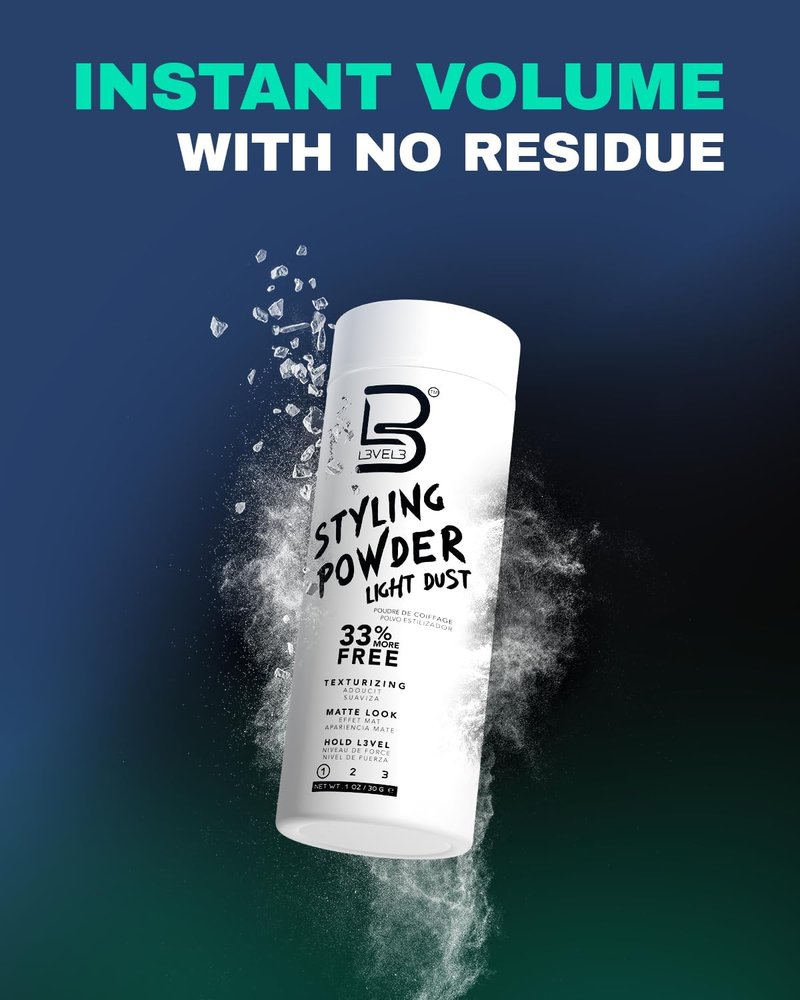 Light Hold Styling Powder - Texturizing & Volumizing Hair Product - Natural Matte Finish | 30 Grams