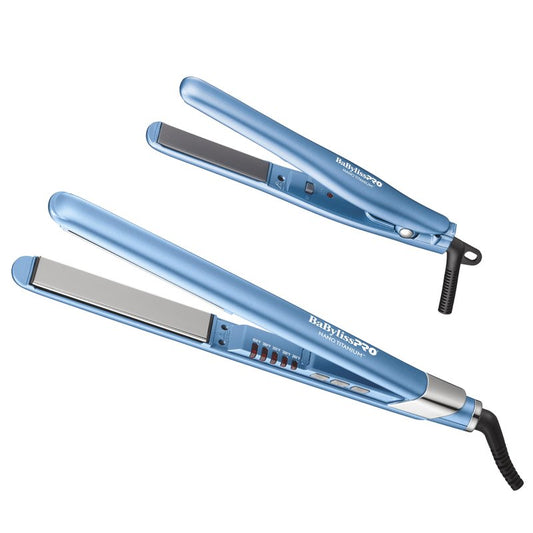BaBylissPRO Nano Titanium Limited Edition 3/4" & 1" Ultra Sleek Flat Iron Prepack