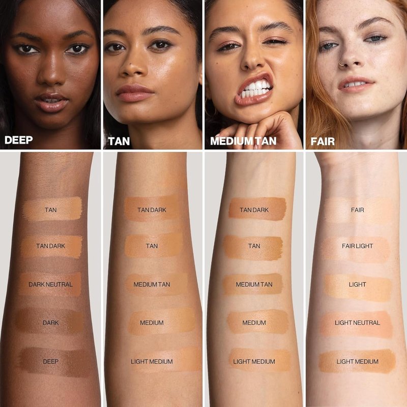Smashbox Halo Healthy Glow Tinted Moisturizer with SPF 25 | 24-Hour Hydrating Buildable Coverage with a Natural Dewy Finish, Hyaluronic Acid & Niacinamide, Light Medium, Travel Size, 0.41 Fl Oz