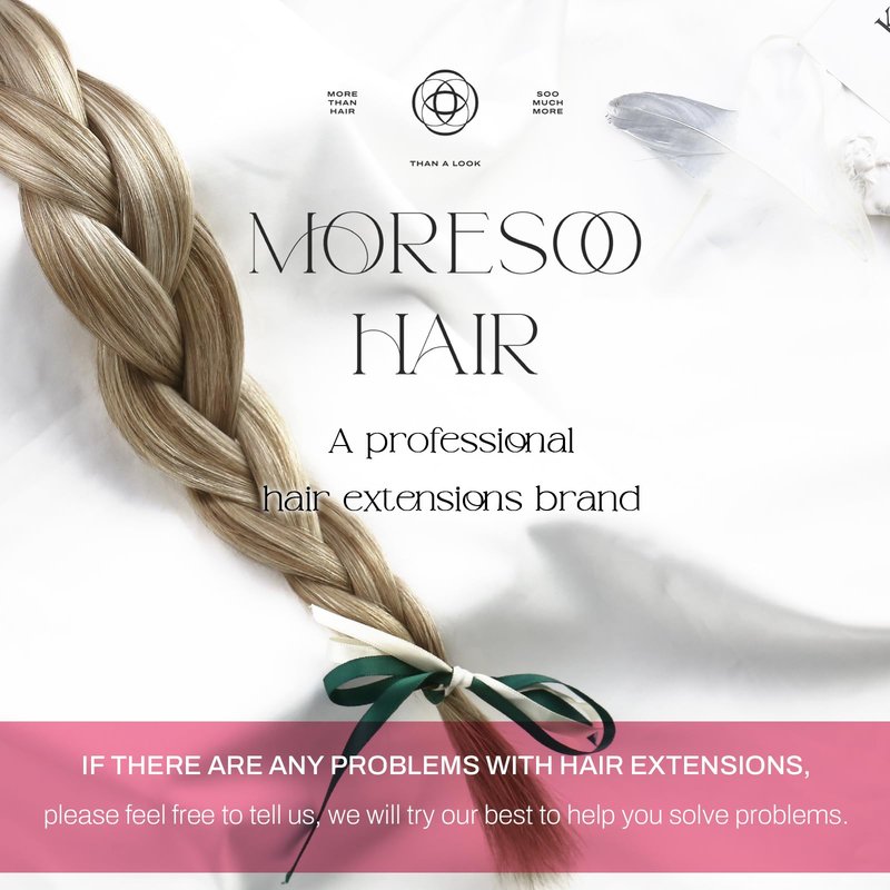 Moresoo I Tip Hair Extensions Human Hair Light Brown with Platinum Blonde Highlight Itip Human Hair Extensions Brown I Tip Extensions Real Human Hair for Women 40G/50S 20 Inch