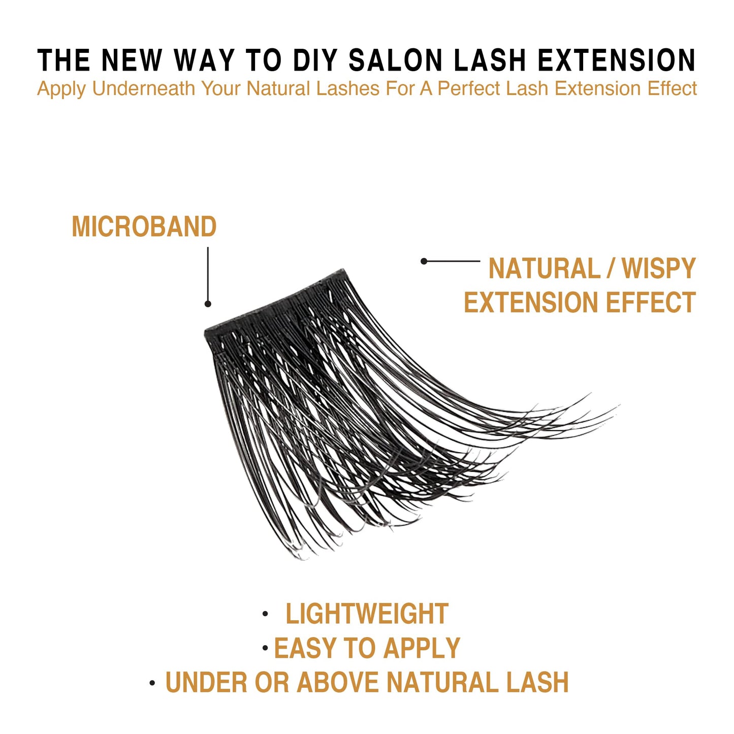 i•ENVY DIY Eyelash Extension 3D Extended - Featherlight Synthetic Reusable Artificial Eyelashes Multipack Lash Clusters