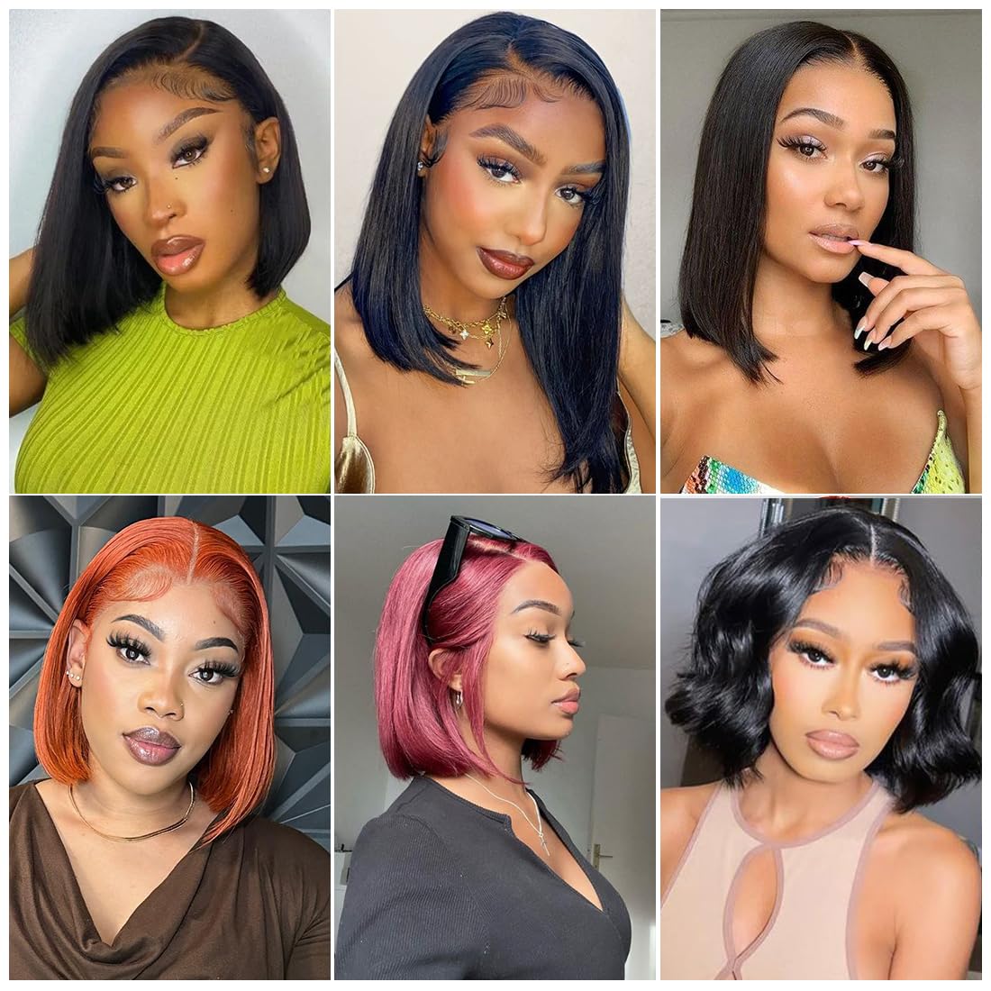 Bob Wig Human Hair 13X4 Lace Front Wigs Human hair 150% Density Short Straight Frontal Bob Wig HD Transparent Lace Frontal wigs Pre Plucked for Women Glueless Wigs With Baby Hair Natural black 10 Inch