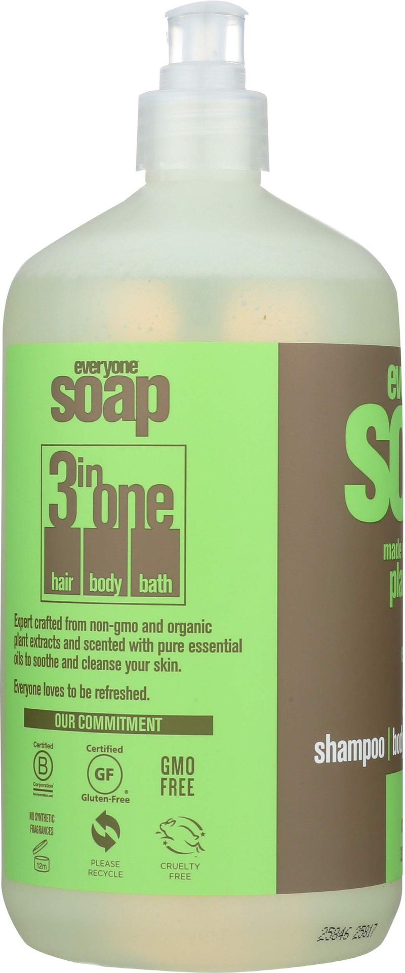 EO Products Natural Everyone Hand Soap Liquid, Mint and Coconut, 32 Ounce
