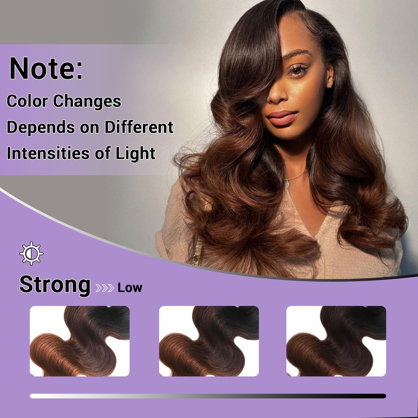DSEKCAIN Ombre T1B/2/30 5x5 Lace Closure Body Wave Chestnut Brown Color 5x5 Transparent Lace Clsoure 100% Real Human Hair 12 Inch 150% Density