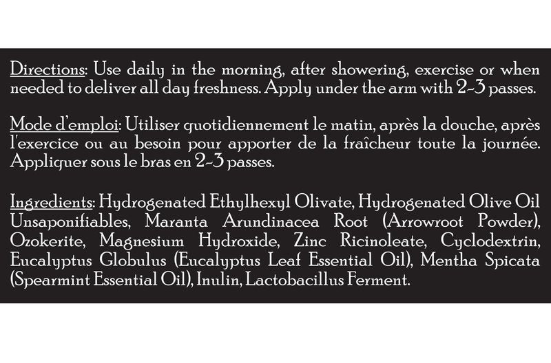 Brickell Men's Products Deodorant For Men, Aluminum, Alcohol, and Baking Soda Free, With Arrow Root Powder, Olive Oil, and Inulin, 2.65 Ounce, Eucalyptus & Mint