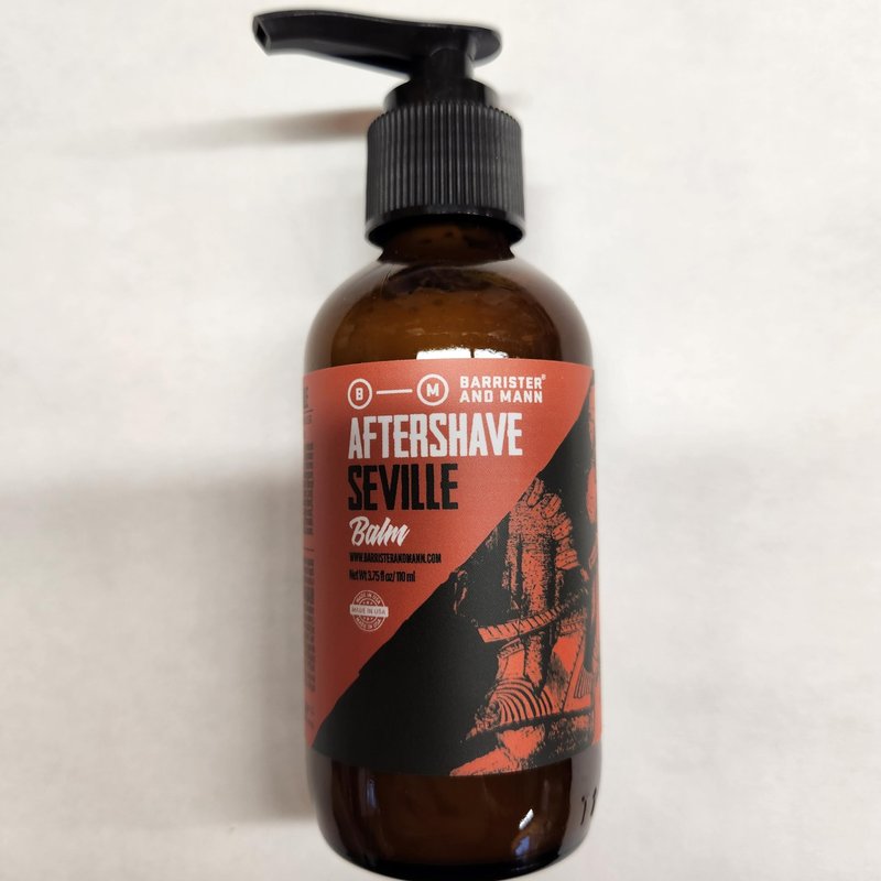 Barrister and Mann After Shave Balm for Men | Premium Post Shave Face Moisturizer Soothes Shaving Irritation, Razor Burn Jojoba Oil Notes of Bourbon, Tobacco, Sandalwood, Nutmeg, Oud 3.75 Oz (Samhain)