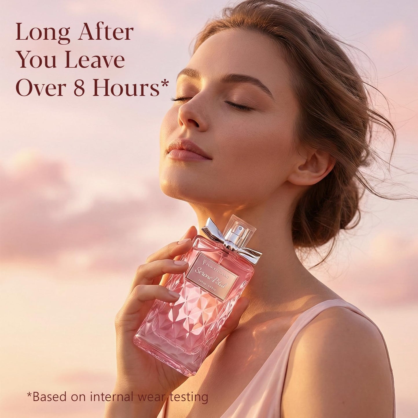 FF FRAGRFLOWING Perfume for Women - 100 ml / 3.4 fl oz - Alcohol-Free Long Lasting Floral Fragrance, Elegant Womens Perfume Gifts for Women and Moms